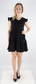 Only Mekko May capsleeves frill musta - Mekot ja tunikat - 130769 - 1