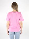 Only naisten puuvillainen t-paita pinkki - Naisten T-paidat - 135839 - 2