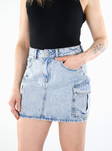 JJXX jeanskjol Mini HW ljusblå - Kjolar - 135909 - 1