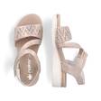 Rieker naisten sandaalit V3764-90 roosa - Rieker sandaalit - 135959 - 4