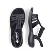 Rieker damsandaler 60809-00 svart - Rieker sandals - 135969 - 4