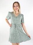 Vero Moda mekko Alba vaaleanvihreä / pilkullinen - Mekot ja tunikat - 136189 - 1