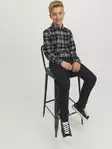 Jack&Jones Junior poikien Slim fit-farkut Glenn MF072 musta - Miesten farkut - 136329 - 3