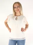 Vila naisten toppi Edee V-neck snow white - Naisten topit - 136409 - 1