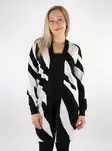 Vero Moda naisten neuletakki Nancy black/birch - Naisten neuleet - 136829 - 1