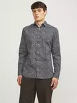 Jack&Jones elastisk skjorta för herr Blablackpool night sky - Skjortor för herrar - 136859 - 1