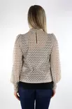 Vero Moda naisten paita Becca high neck beige - Naisten pitkähihaiset paidat - 136999 - 2