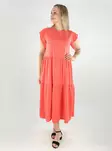 Vila midimittainen mekko Summer Midi koralli - Mekot ja tunikat - 138529 - 1