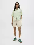JJXX bomullsshorts Kampanj oxfort brun - Shorts och capribyxor för damer - 138579 - 2