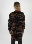 Vero Moda damkofta med djurtryck, svart/empererad - Stickat för damer - 139129 - 2