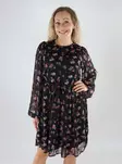 Vila blommig klänning svart/rosa blomma - Klänningar och tunikor - 139559 - 1