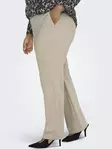 Only Carmakoma naisten pluskoon housut Goldtrash Straight beige - Naisten housut - 140199 - 4