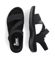 Rieker naisten sandaalit 64870-02 musta - Rieker sandals - 140359 - 3