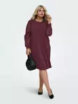 Only Carmakoma pluskoon collegemekko Donna midi viininpunainen - Mekot ja tunikat - 141519 - 1