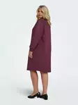 Only Carmakoma pluskoon collegemekko Donna midi viininpunainen - Mekot ja tunikat - 141519 - 2