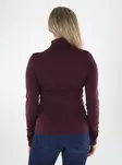 JJXX naisten poolopaita Star high neck viininpunainen - Naisten pitkähihaiset paidat - 141879 - 2