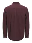 Jack&Jones miesten kauluspaita Blustanley viininpunainen - Skjortor för herrar - 142219 - 5