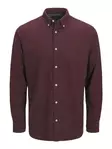 Jack&Jones miesten kauluspaita Blustanley viininpunainen - Skjortor för herrar - 142219 - 4