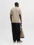 Jack&Jones miesten lyhythihaninen neule Bluriley lemon pepper - Miesten T-paidat - 140939 - 3