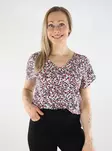 JDY naisten kuviollinen t-paita Star valkoinen/monivärinen - Naisten T-paidat - 138759 - 1
