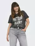 Only Carmakoma dam plus size t-shirt Life svart/vit - T-shirts för damer - 138869 - 4