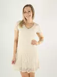 Only naisten pitsimekko Albina v-neck birch - Mekot ja tunikat - 140719 - 1