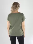 Only naisten T-paita Moster oliivi - T-shirts för damer - 141549 - 2