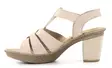 Rieker naisten korolliset sandaalit 665K3-62 beige - Rieker sandaalit - 137949 - 2