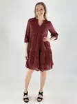 Vero Moda Mekko Honey lace viininpunainen/kukkapitsi - Mekot ja tunikat - 141099 - 1