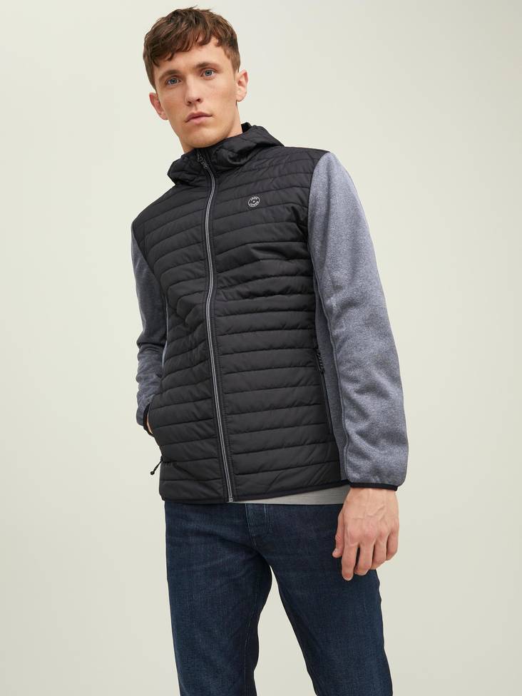 Jack & Jones Multi Quilted välikausitakki musta - Miesten takit - 134009 - 1