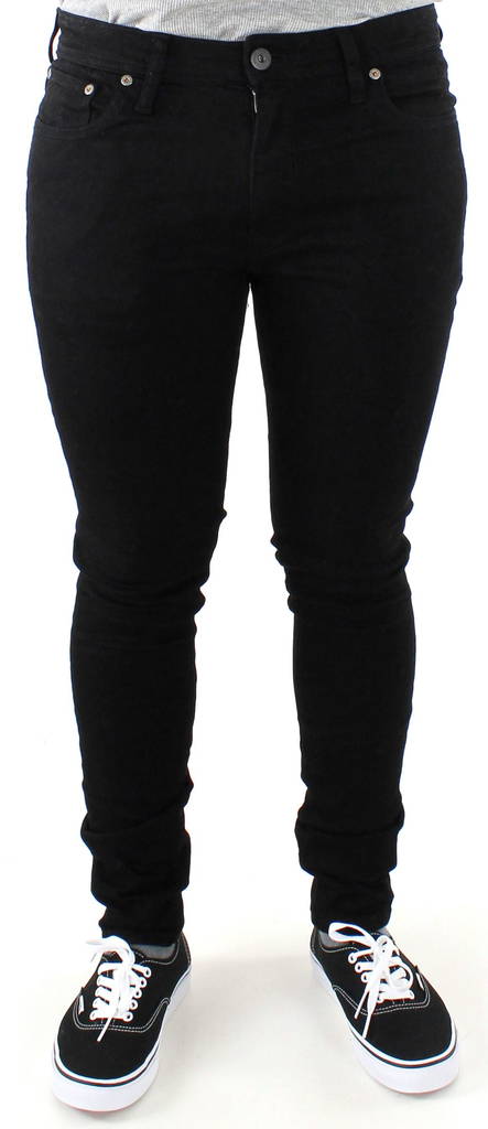 Jack & Jones miesten Skinny fit farkut Liam Original am 009 musta - Miesten farkut - 116699 - 1