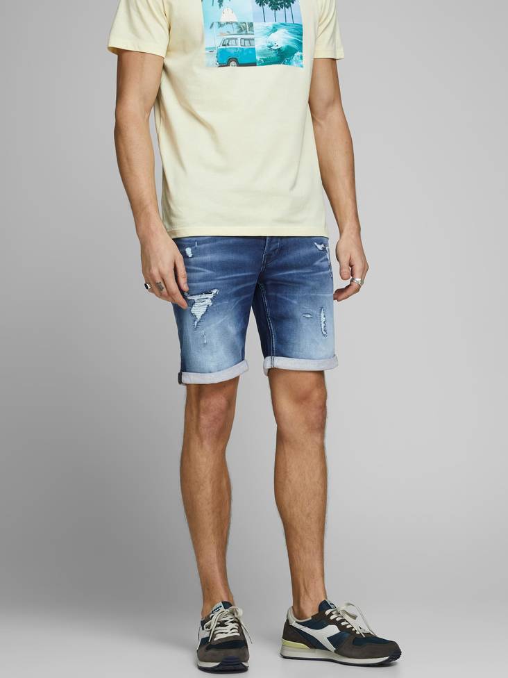 Jack & Jones miesten shortsit Regular fit Rick ge007 sininen - Miesten shortsit ja caprit - 128779 - 1