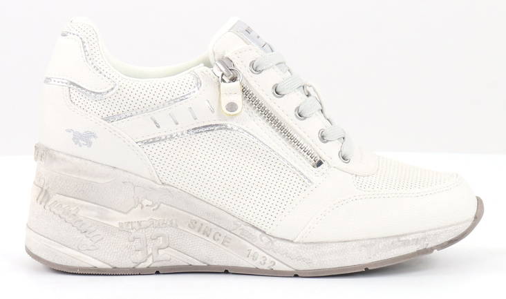 Mustang Sneakers 1319-309-100 cremeweiss - Sneakers för damer - 133419 - 1