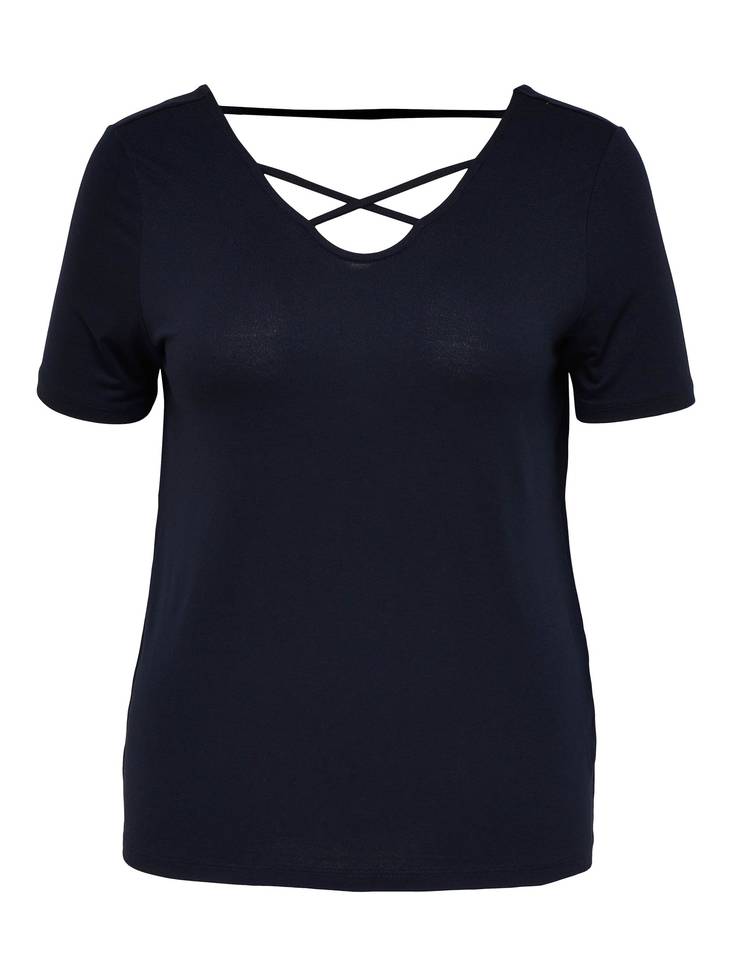 Only Carmakoma T-Paita Bandana t.sininen - Naisten T-paidat - 128569 - 1