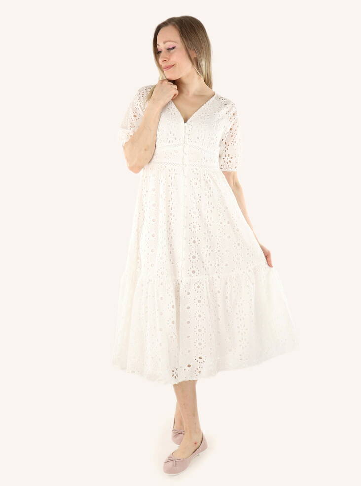 Only Mekko Lada 2/4 Long valkoinen - Mekot ja tunikat - 136229 - 1