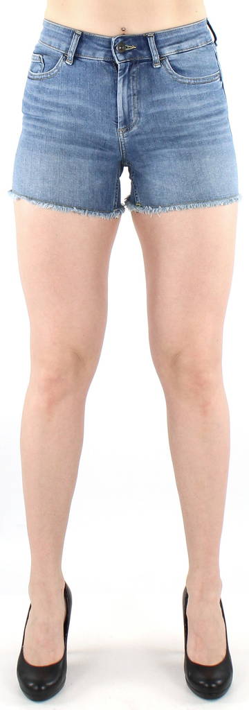 Only Shorts Blush mid raw ljusblå - Shorts och capribyxor för damer - 126159 - 1