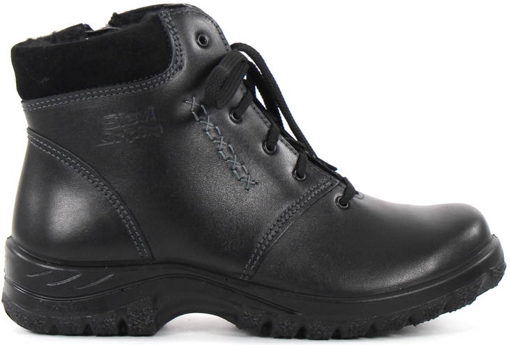 Sievi naisten Nahkanilkkurit Gripstep-kitkapohjalla Aila XL musta - Naisten nilkkurit - 129609 - 1