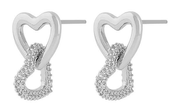 Snö of Sweden Korvakorut Brooklyn silver/clear - Korvakorut - 135299 - 1
