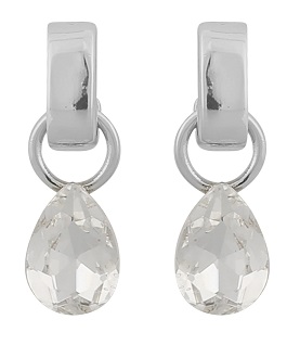 Snö of Sweden silver pläterad örhängen Lauri silver/clear - Örhängen - 129959 - 1