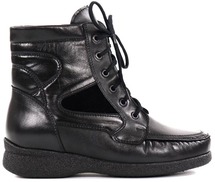 Topman Ajavat Nahkanilkkurit 44180 musta - Naisten nilkkurit - 127669 - 1