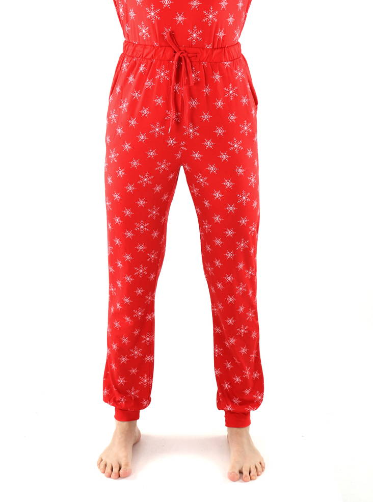 Vero Moda Xmas New naisten yöhousut punainen - Naisten yöasut - 134839 - 1