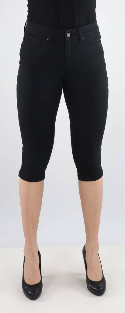 Vero Moda naisten joustavat Caprit Hot seven mr musta - Naisten shortsit ja caprit - 130839 - 1