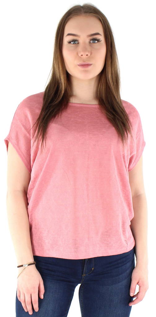 Vila T-shirt Sumi s/s brandied apricot - T-shirts för damer - 123729 - 1