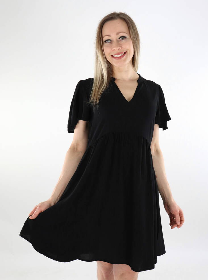 JDY klänning Starr Life V-ringad svart - Klänningar och tunikor - 136109 - 1