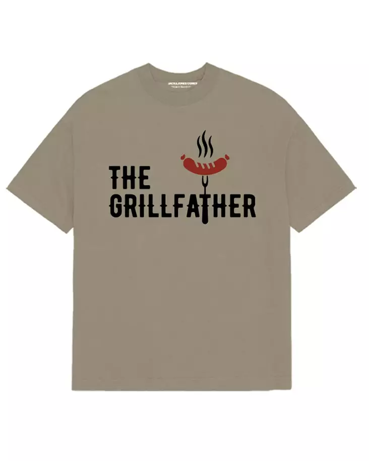 Jack&Jones herr t-shirt Pappa Tee crockery - T-shirts för herrar - 137279 - 1