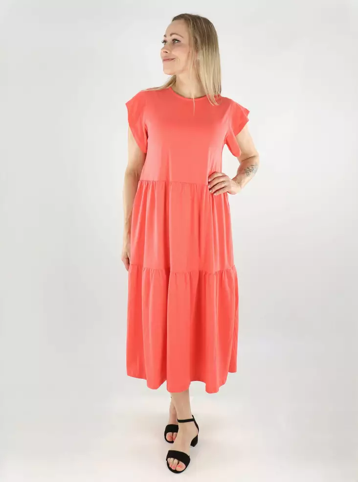 Vila midimittainen mekko Summer Midi koralli - Mekot ja tunikat - 138529 - 1