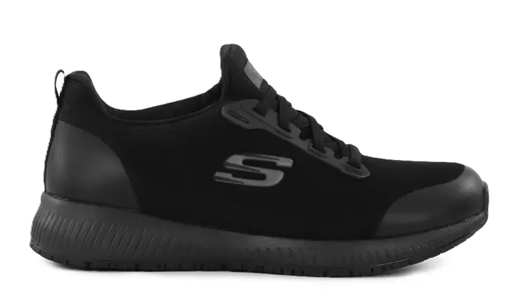 Skechers Work naisten työkengät 77222EC/BLK SQUAD SR musta - Skechers työkengät - 139339 - 1