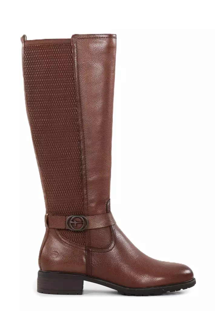 Tamaris naisten saappaat XS-varrella 25618-43 konjakinruskea - Tamaris saappaat - 139379 - 1