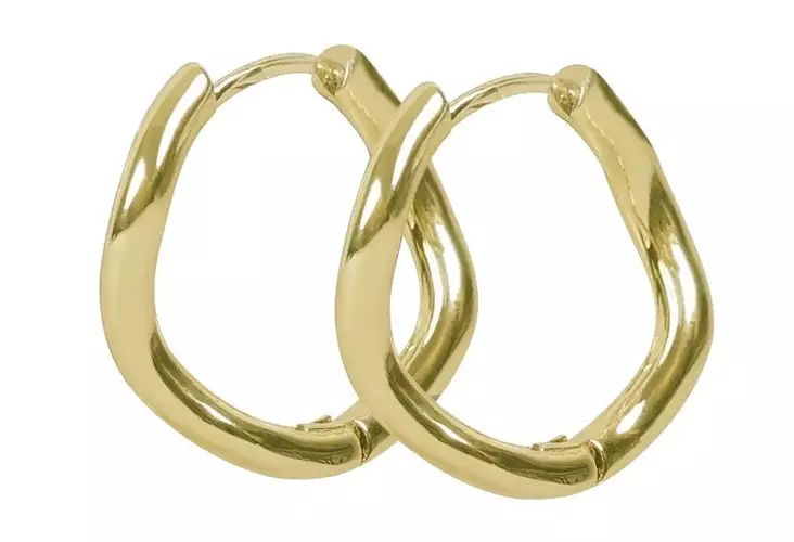 Snö of Sweden rengaskorvakorut Union ring kulta - Korvakorut - 141599 - 1