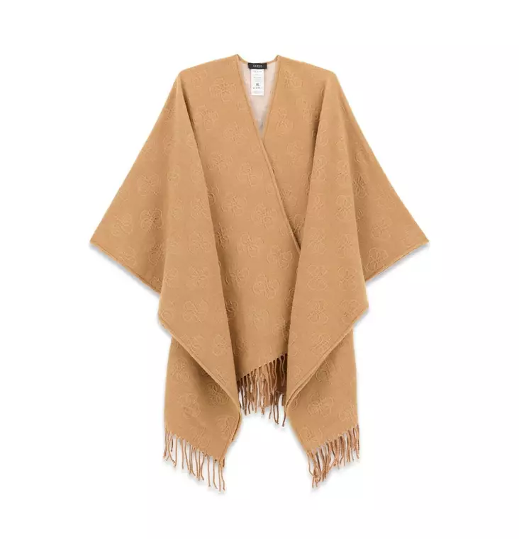 Guess Poncho AW5660POL03 BEI vaaleanruskea - Ponchos och slängkappor för damer - 141859 - 1